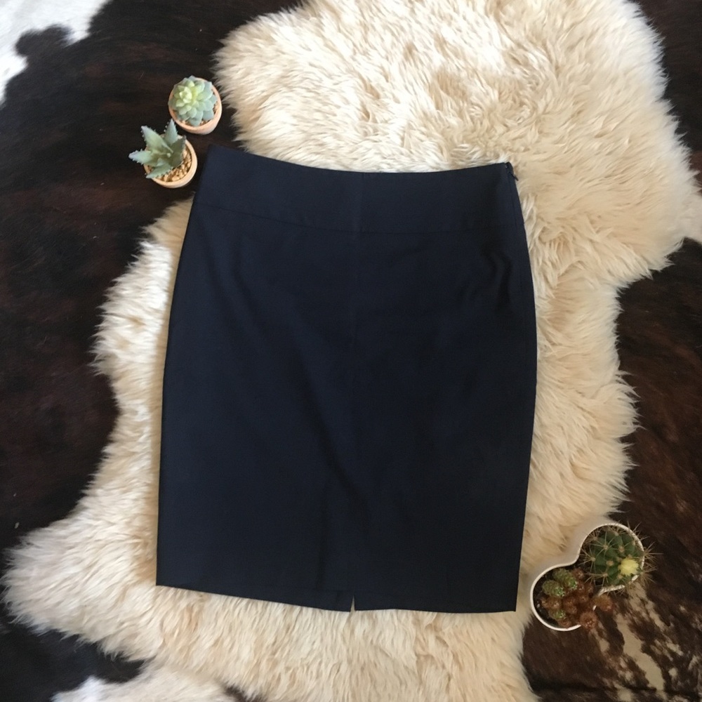 The Limited Size 4 Navy Pencil Skirt